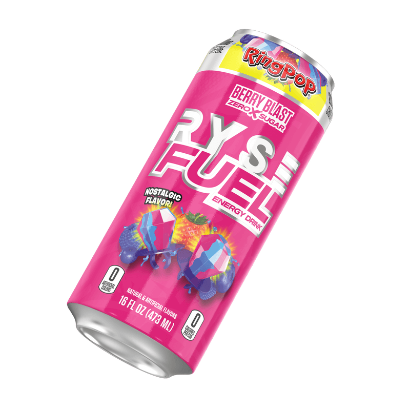 RYSE FUEL x Ring-Pop® Berry Blast Energy Drink